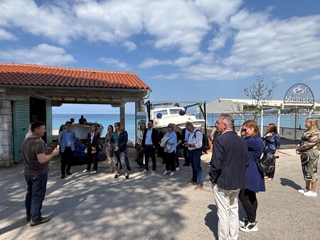 Visita del squero a Malinska